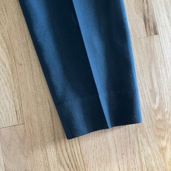 VTG Y2K Worthington Wool Trousers Womens 14 Green Classic Academia Office Lined - Picture 6 of 8